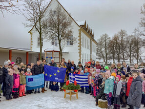 Internationaler Besuch an der Grundschule St. Walburga